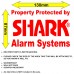1 x Burglar Alarm Bell Box Security Warning Stickers-Home/Property/Premises/Business Dummy Decoy Intruder Signs-Portrait and Landscape